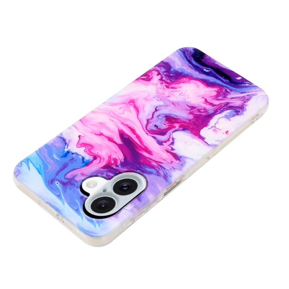 iPhone 17 - Silikon HĂŒlle mit Marble Motiv - Image 3