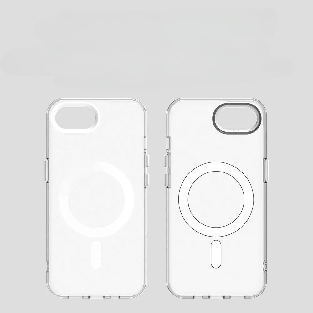 iPhone 17e / 16e - Acryl-Handyhülle mit Magnet und Farbakzent - Image 11