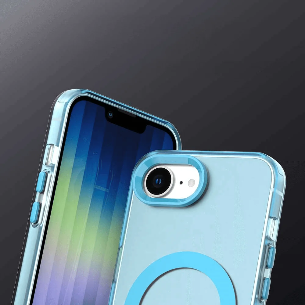 iPhone 17e / 16e - Acryl-Handyhülle mit Magnet und Farbakzent - Image 19