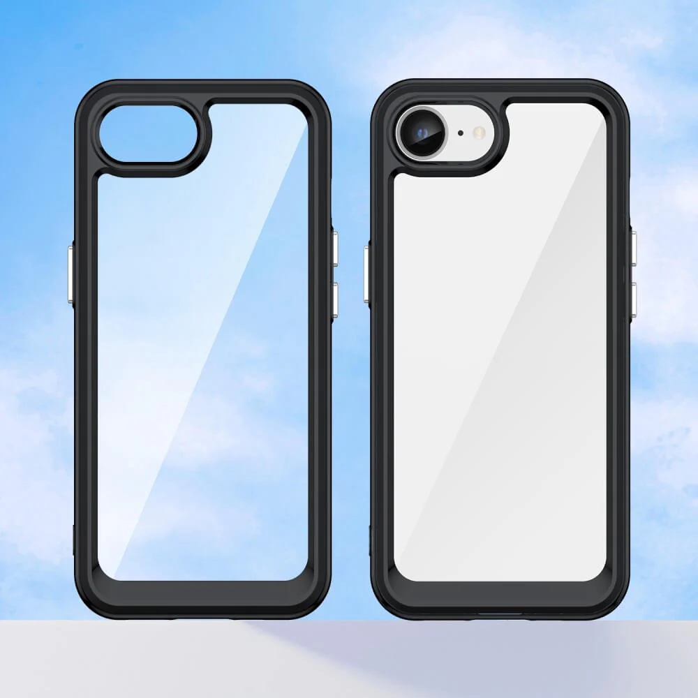 iPhone 17e / 16e - Schützende Acryl-Handyhülle mit erhöhtem Rand - Image 5