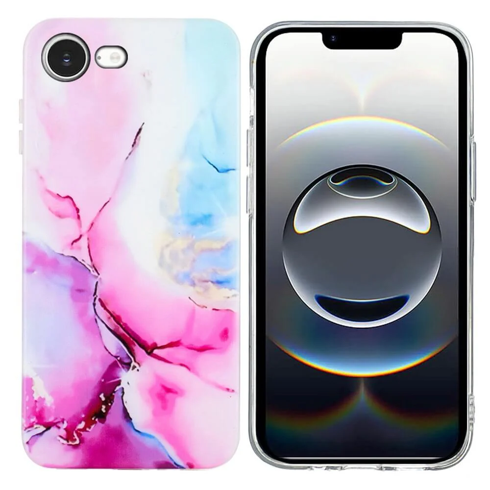 iPhone 17e / 16e - Silikon HĂŒlle mit Marble Motiv - Image 21
