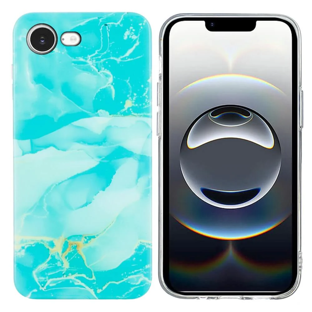 iPhone 17e / 16e - Silikon HĂŒlle mit Marble Motiv - Image 6