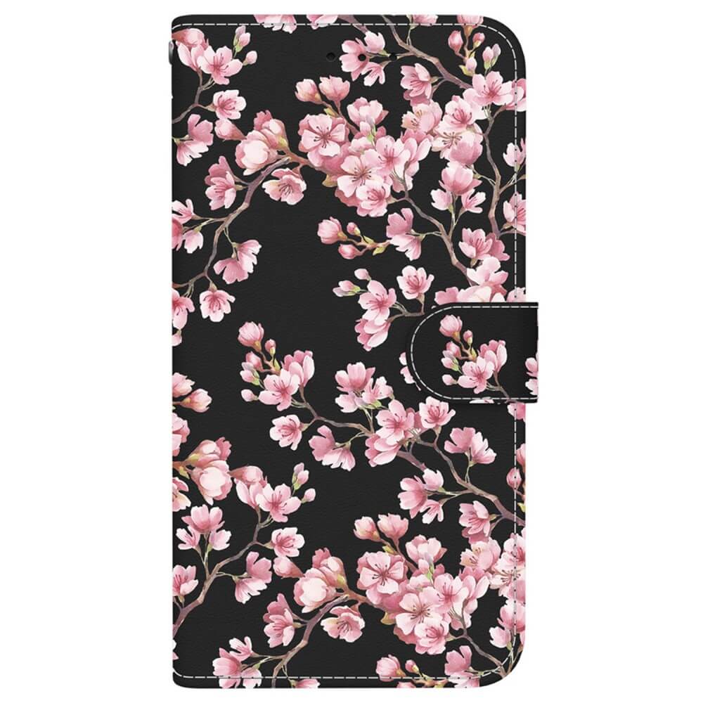 iPhone 17e / 16e - Tasche Hülle mit Blüten Motiv