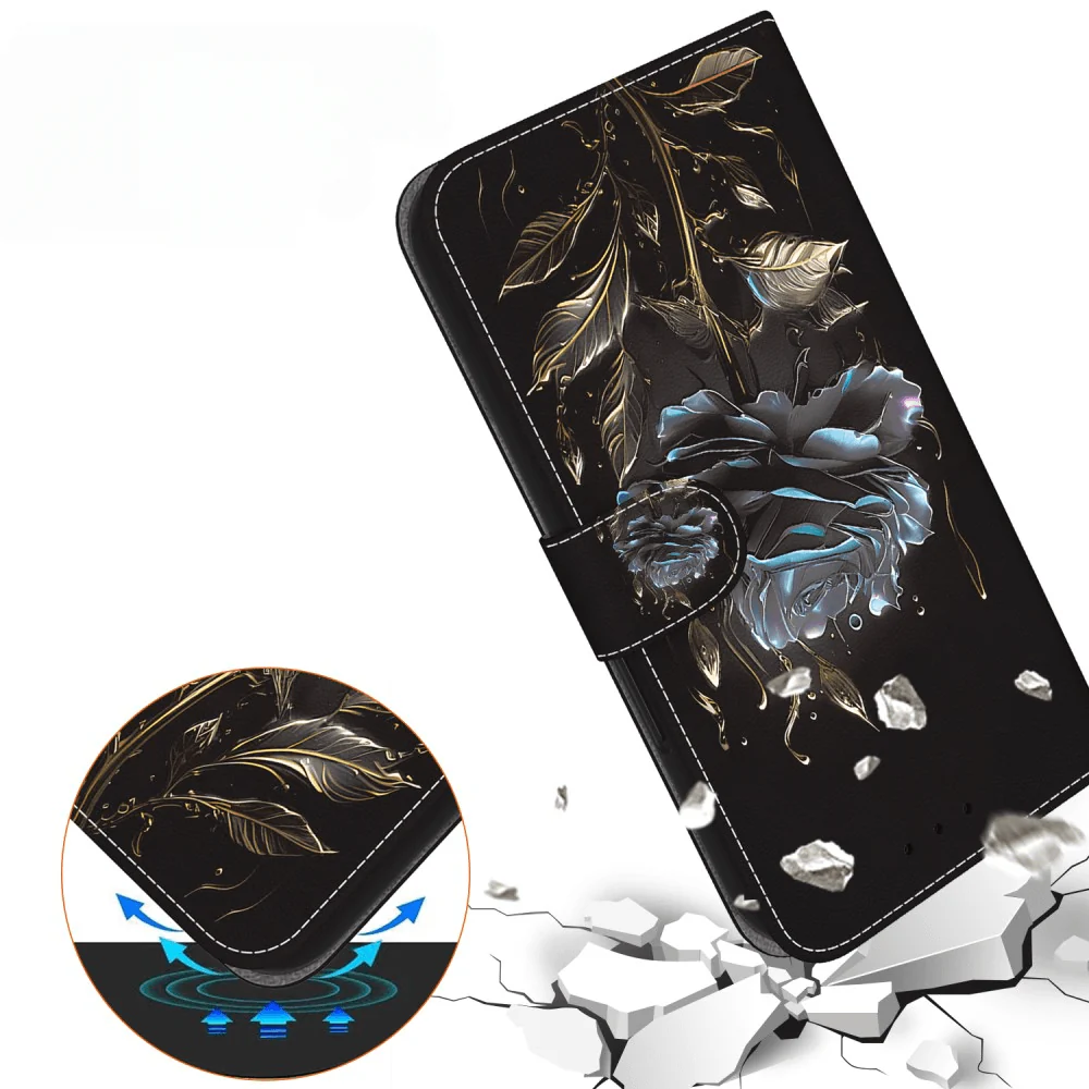 iPhone 17e / 16e - Tasche Hülle mit Blüten Motiv - Image 12