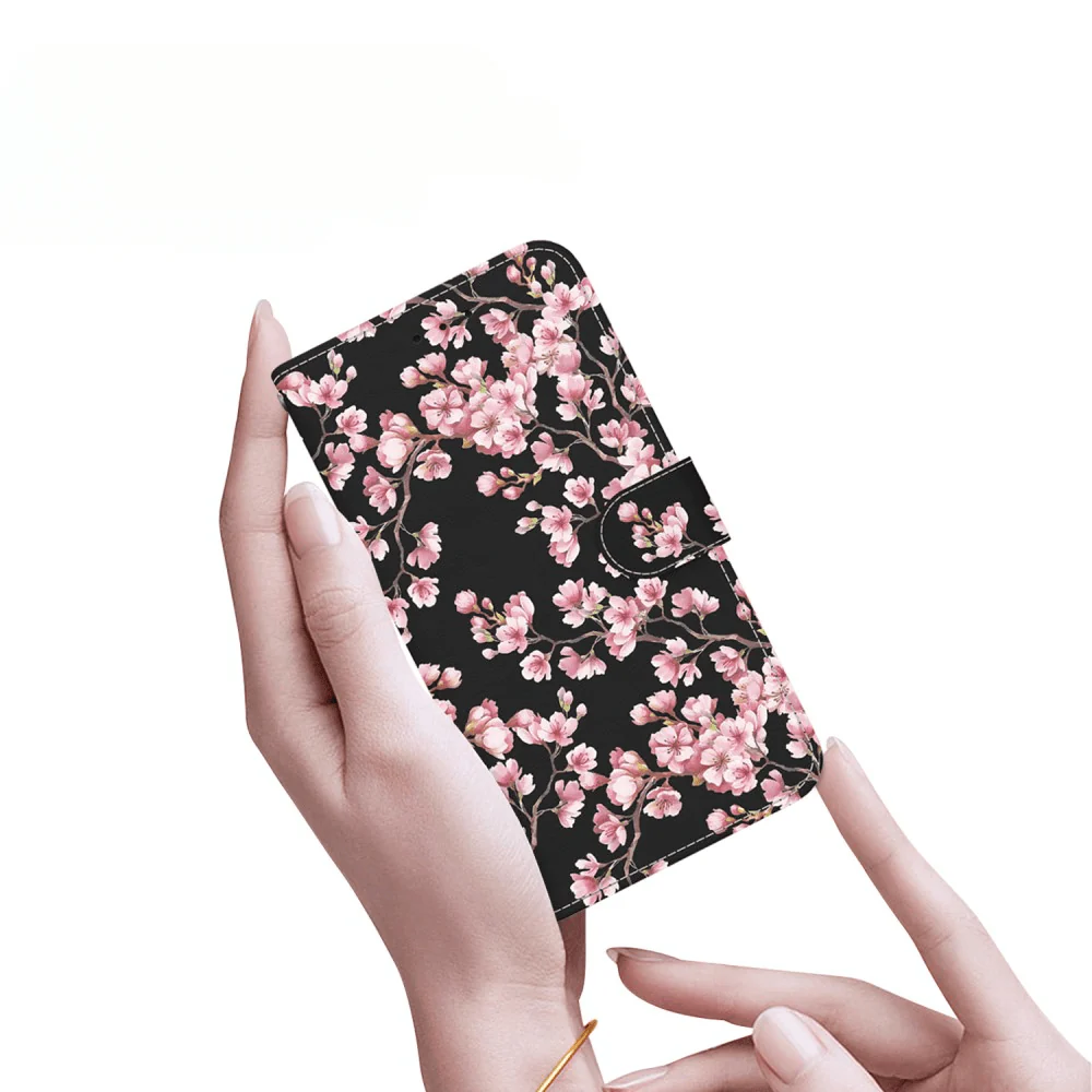 iPhone 17e / 16e - Tasche Hülle mit Blüten Motiv - Image 5