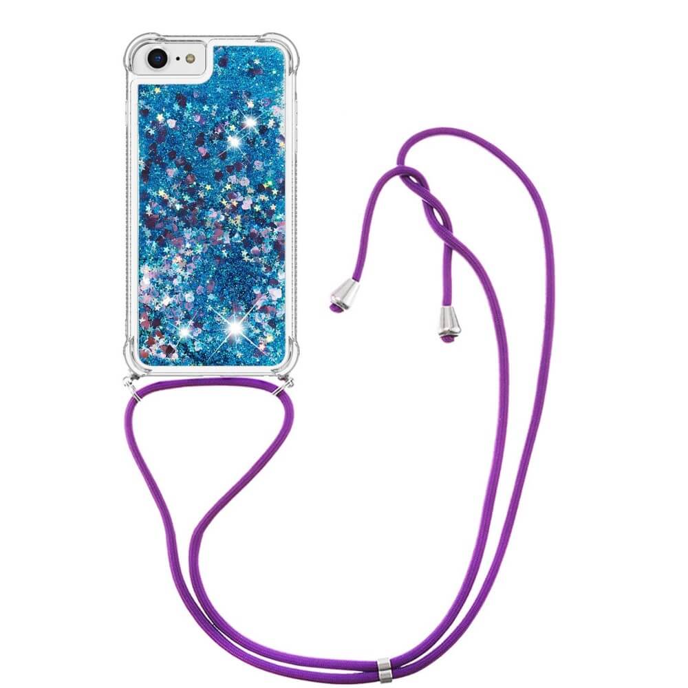 iPhone SE / 8 / 7 - Glitzer HĂŒlle mit UmhĂ€ngeband - Image 23