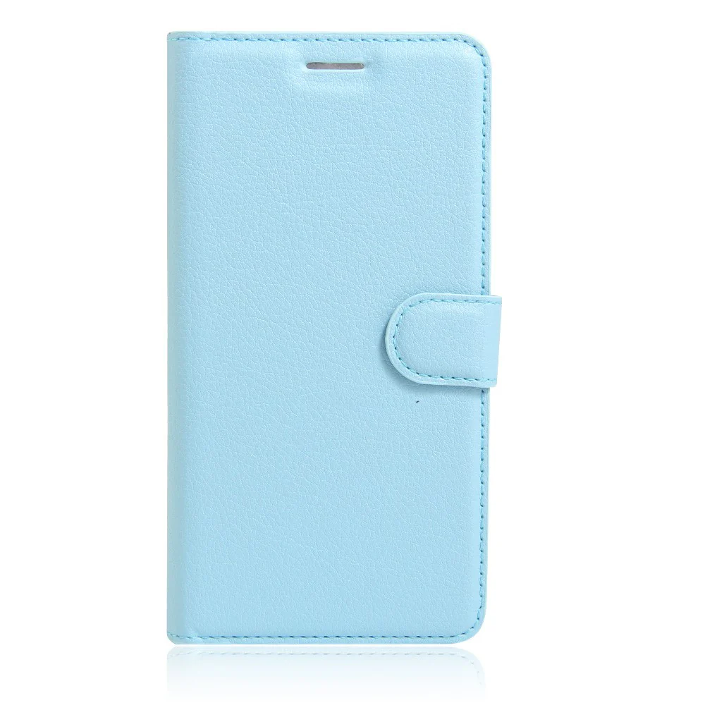 iPhone SE / 8 / 7 - Leder Etui hellblau - Image 5