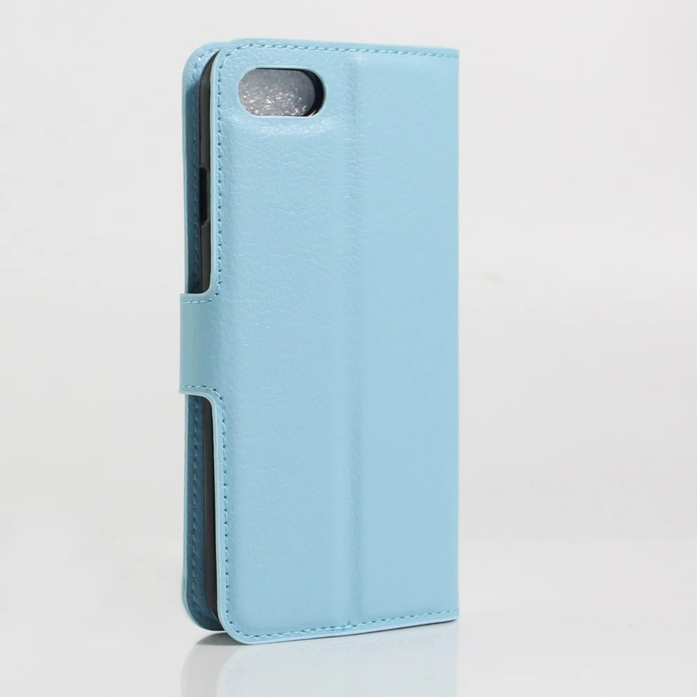 iPhone SE / 8 / 7 - Leder Etui hellblau - Image 6