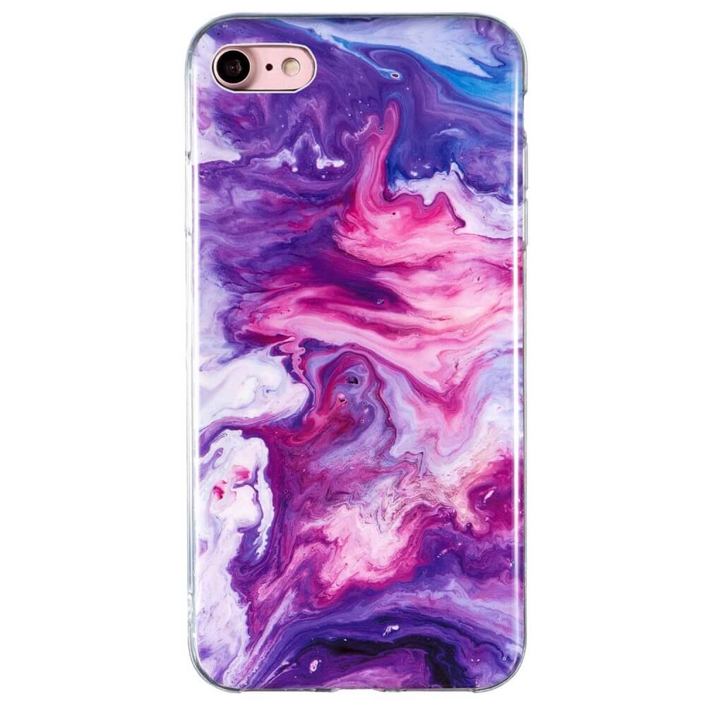 iPhone SE / 8 / 7 - Silikon Gummi Marble - Image 18