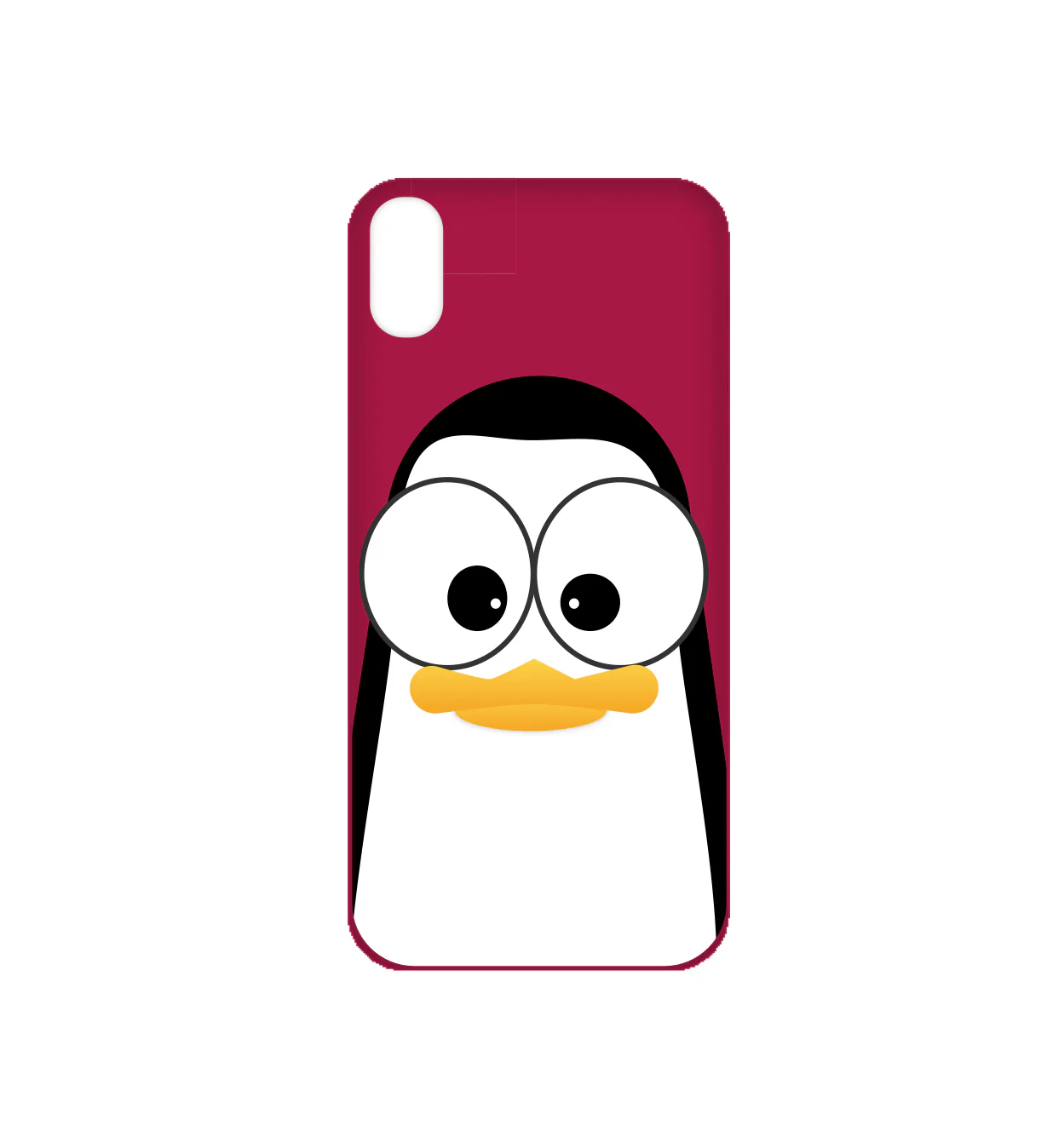 iPhone Xs / X - Andre Martin Crazy Pinguins Hülle - Image 3