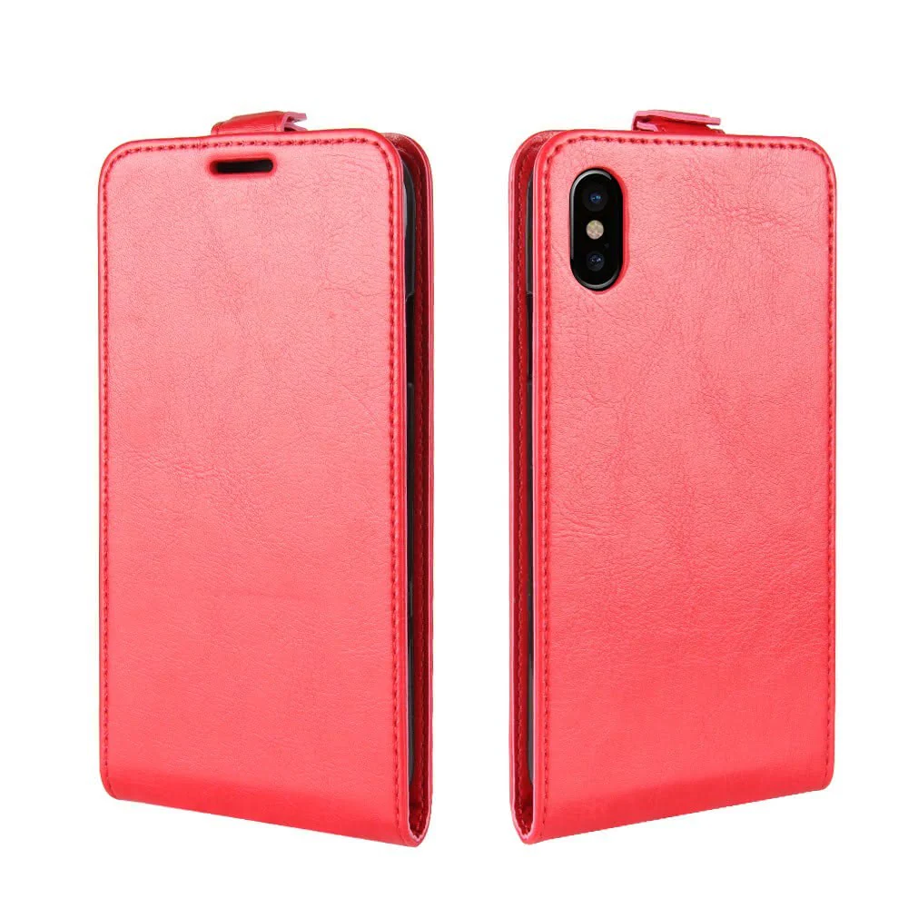 iPhone Xs / X - Leder Flip Case Mit Fotofach Vertikal - Image 15