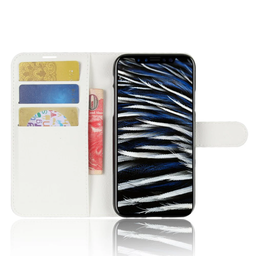 iPhone Xs / X - Leder Taschen Etui Hülle Kartenfächer - Image 4
