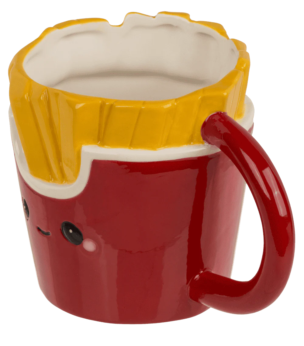 Kawaii Pommes-Tasse – Cute Fries Mug aus Dolomit (420 ml) - Image 2