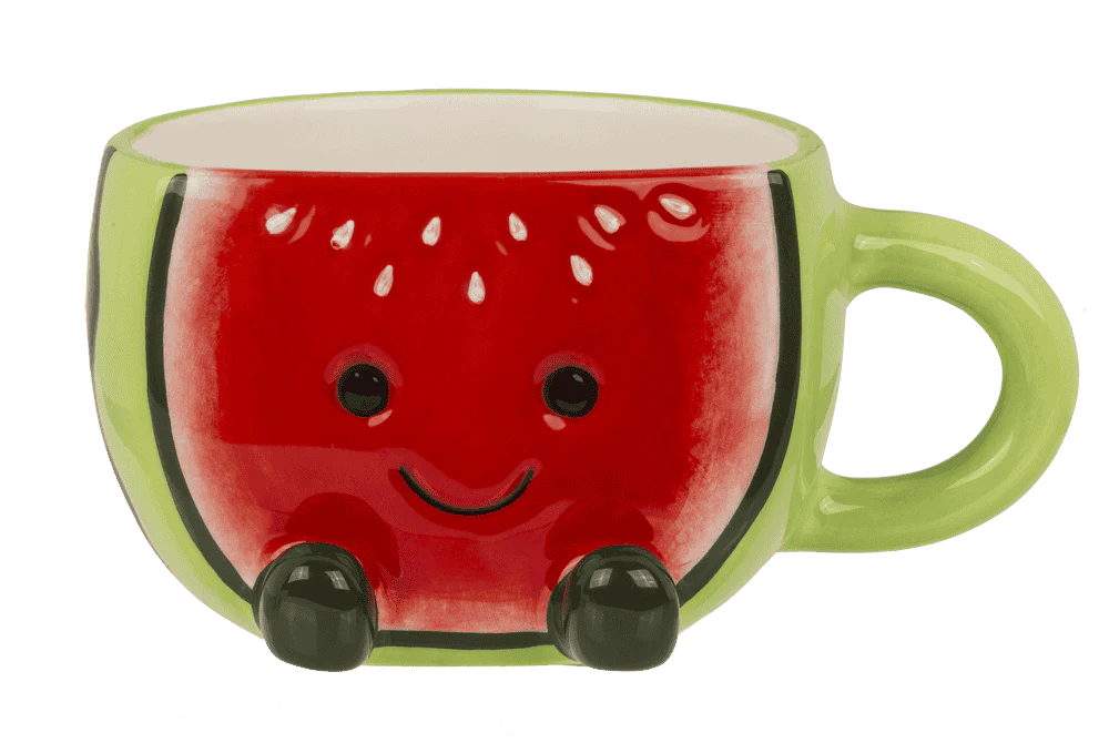 Kawaii Wassermelonentasse â SĂŒsse Watermelon Mug aus Dolomit (370 ml) - Image 4