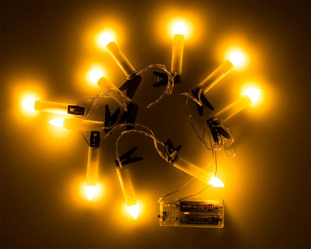 LED Lichterkette LED-Kerzen - Image 4