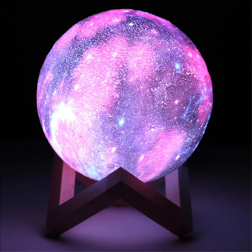 Multicolor Led Mondlampe 3d 8cm Universum - Image 4