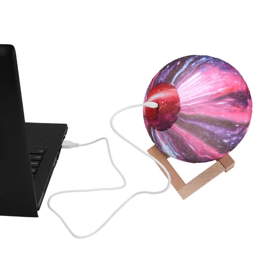 Multicolor Led Mondlampe 3d 8cm Universum - Image 6