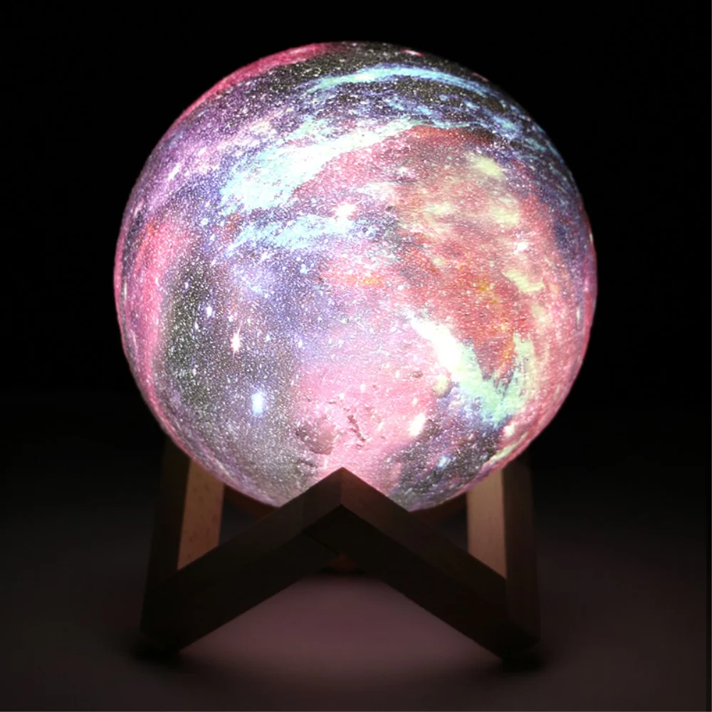 Multicolor Led Mondlampe 3d 8cm Universum - Image 9