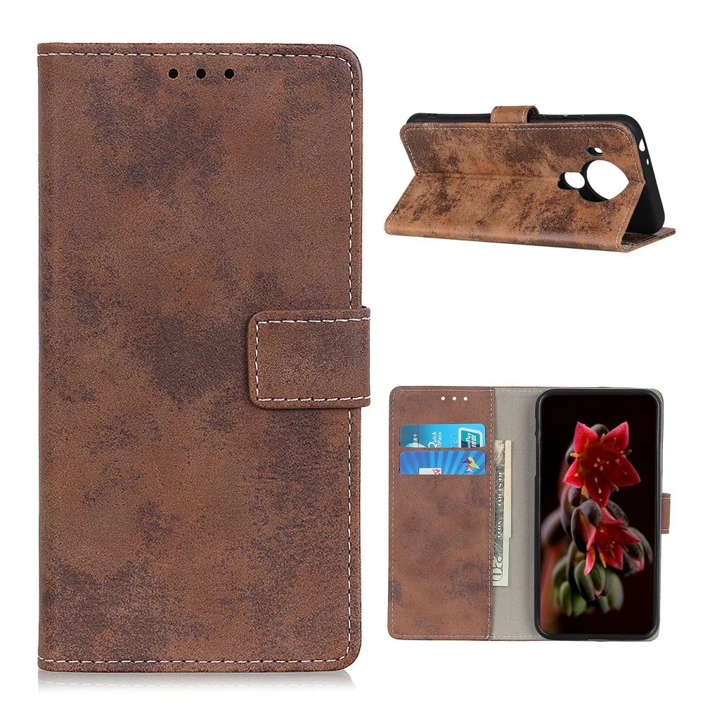 Nokia 5.4 - Vintage Etui Wildleder Optik - Image 23