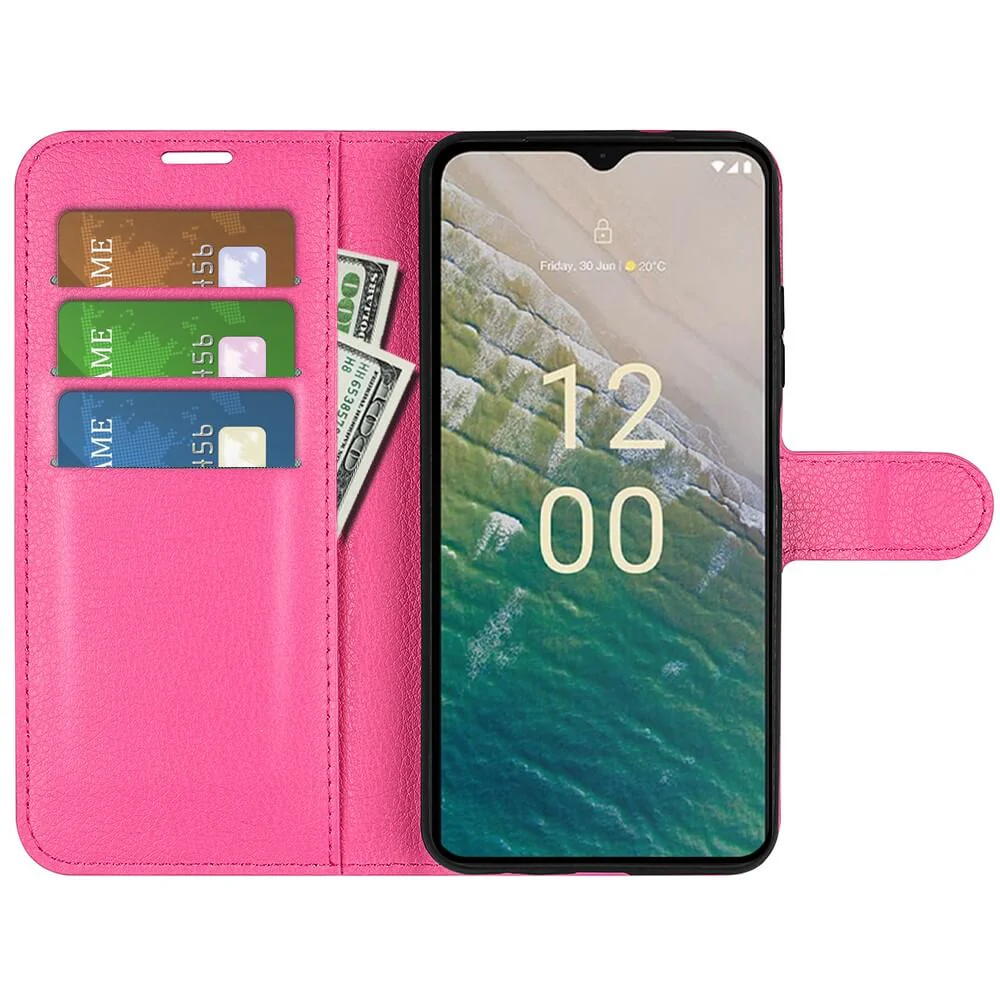 Nokia C32 - Leder Etui Hülle - Image 16