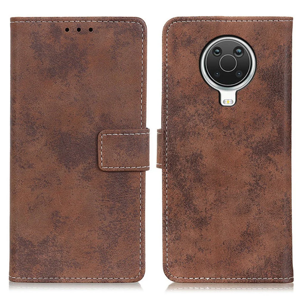 Nokia G10 / G20 - Vintage Etui Wildleder Optik - Image 38
