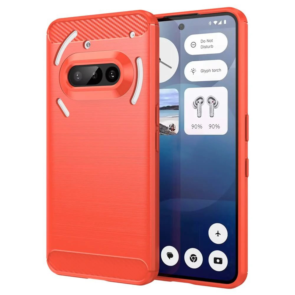 Nothing Phone (3a) - Metall Carbon Look Hülle - Image 4