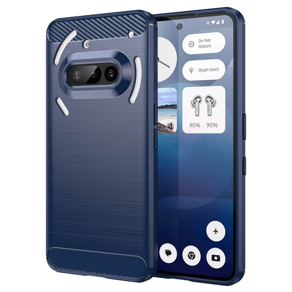 Nothing Phone (3a) - Metall Carbon Look Hülle - Image 7