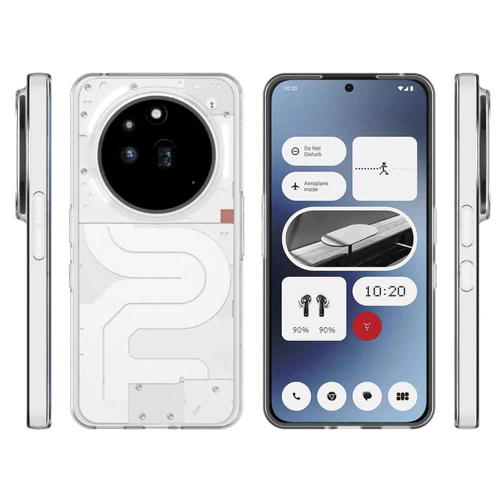 Nothing Phone (3a) Pro - Silikon Gummi Case transparent - Image 4