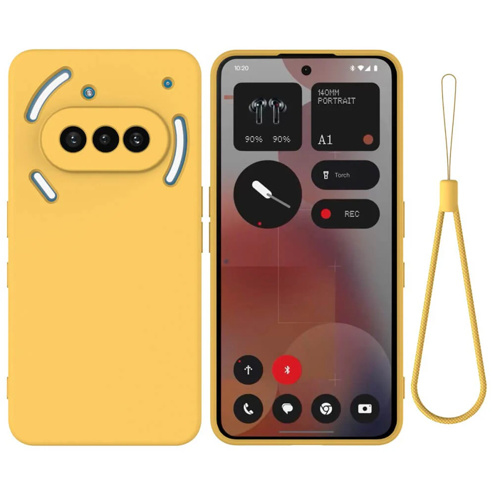 Nothing Phone (3a) - Silikon Gummi Hülle mit Riemen - Image 13