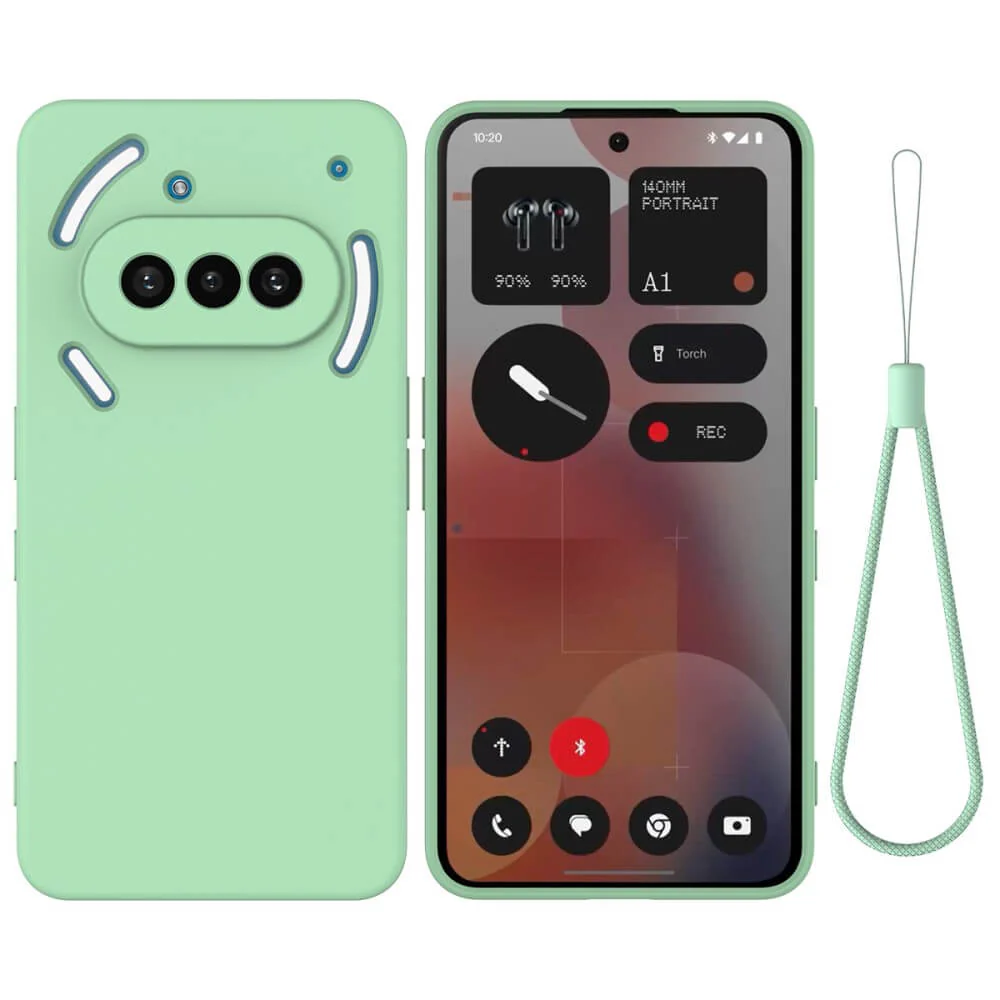 Nothing Phone (3a) - Silikon Gummi Hülle mit Riemen - Image 18