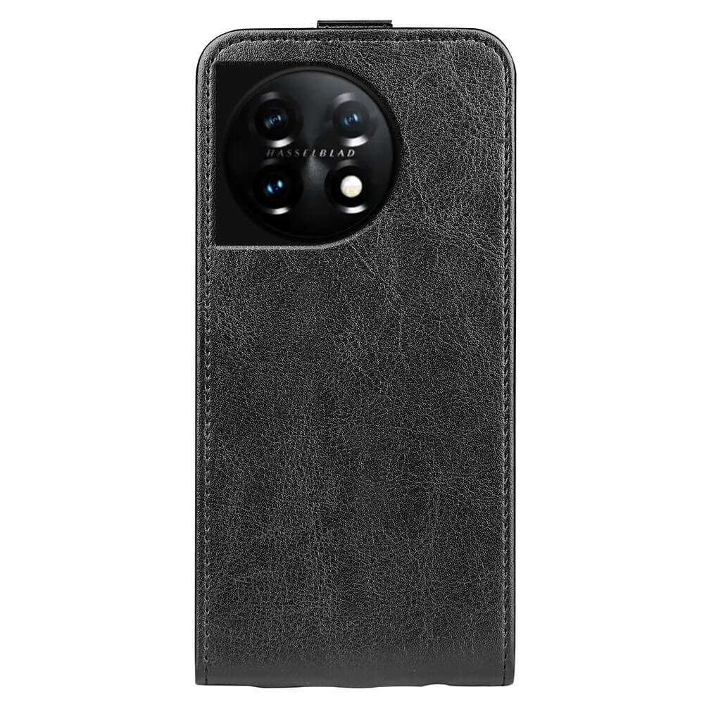 OnePlus 11 - Klassisches Flip Case Vertikal Schwarz - Image 6
