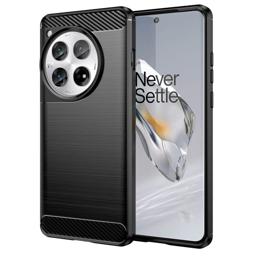 OnePlus 12 - Metall Carbon Look Hülle - Image 15