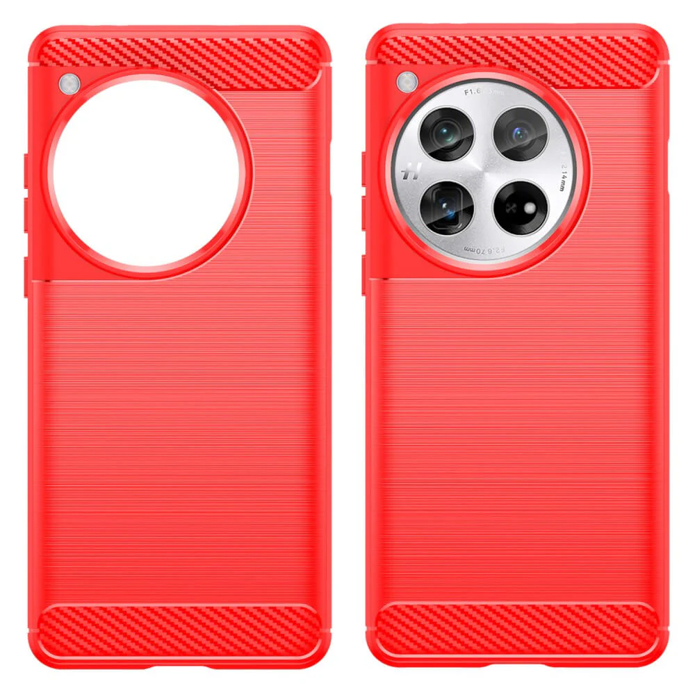 OnePlus 12 - Metall Carbon Look Hülle - Image 5