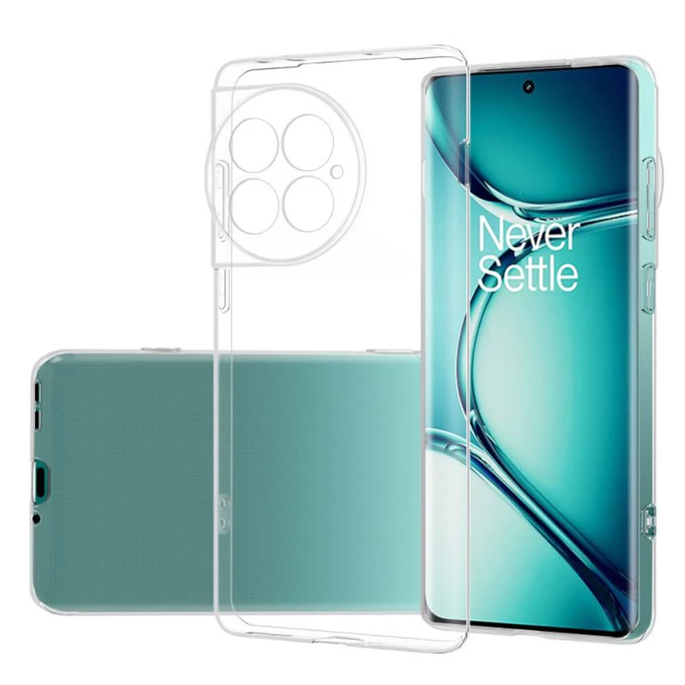 OnePlus 12 - Silikon Gummi Case Transparent