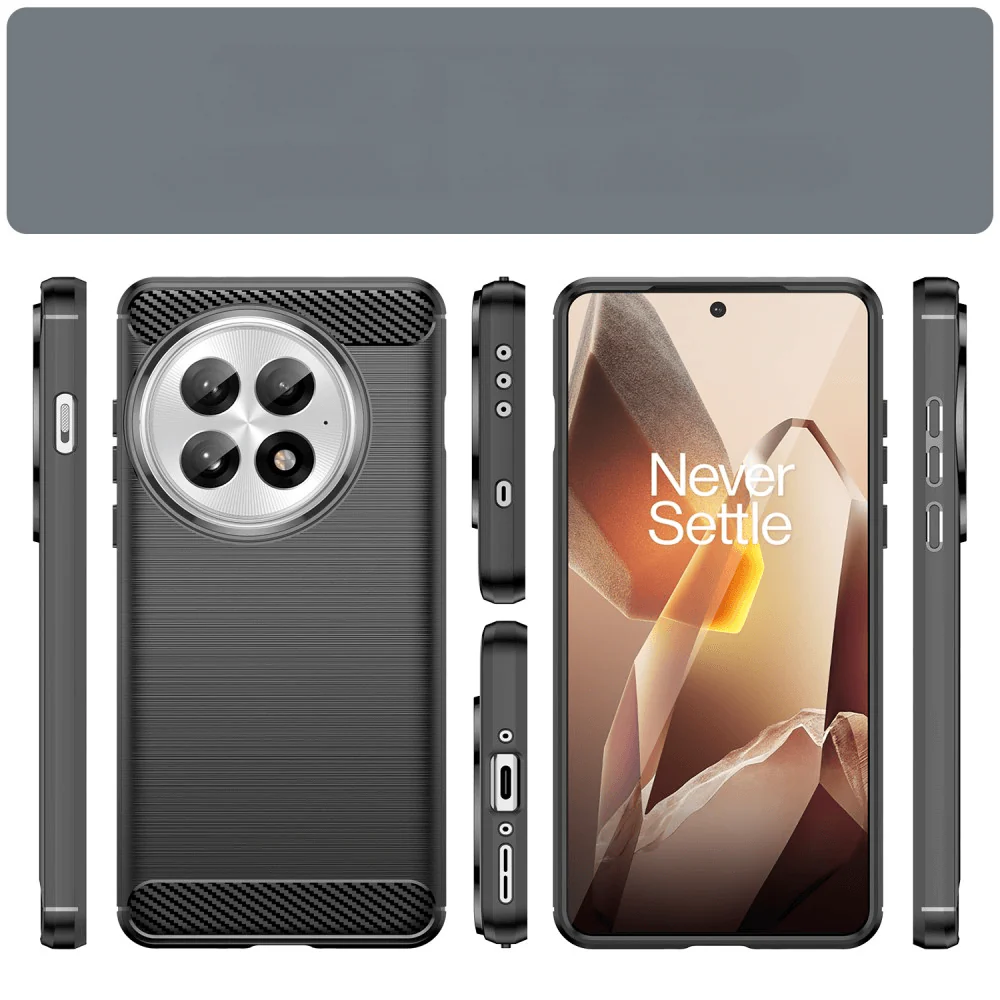 OnePlus 13 - Metall Carbon Look Hülle - Image 2
