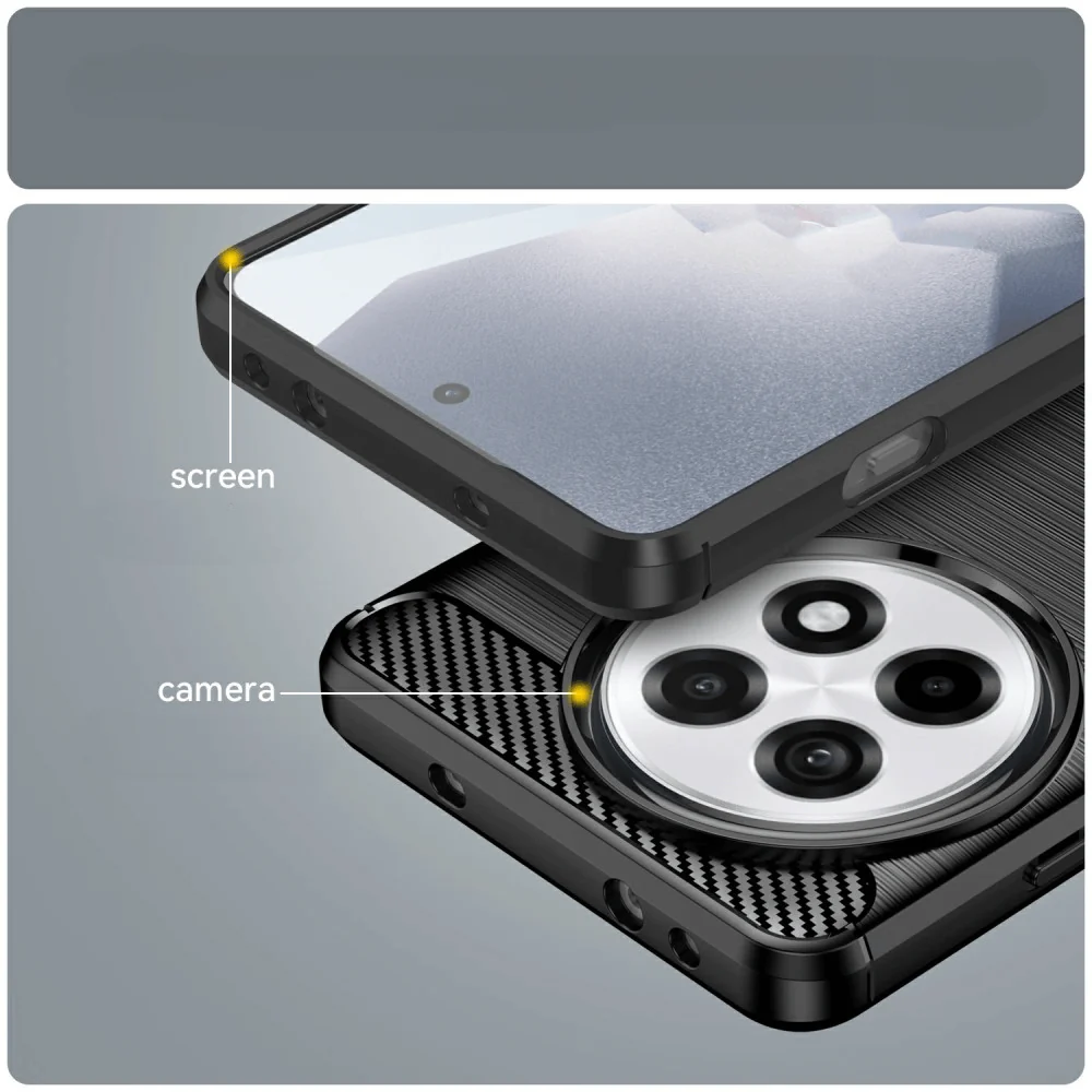 OnePlus 13R - Metall Carbon Look Hülle - Image 4