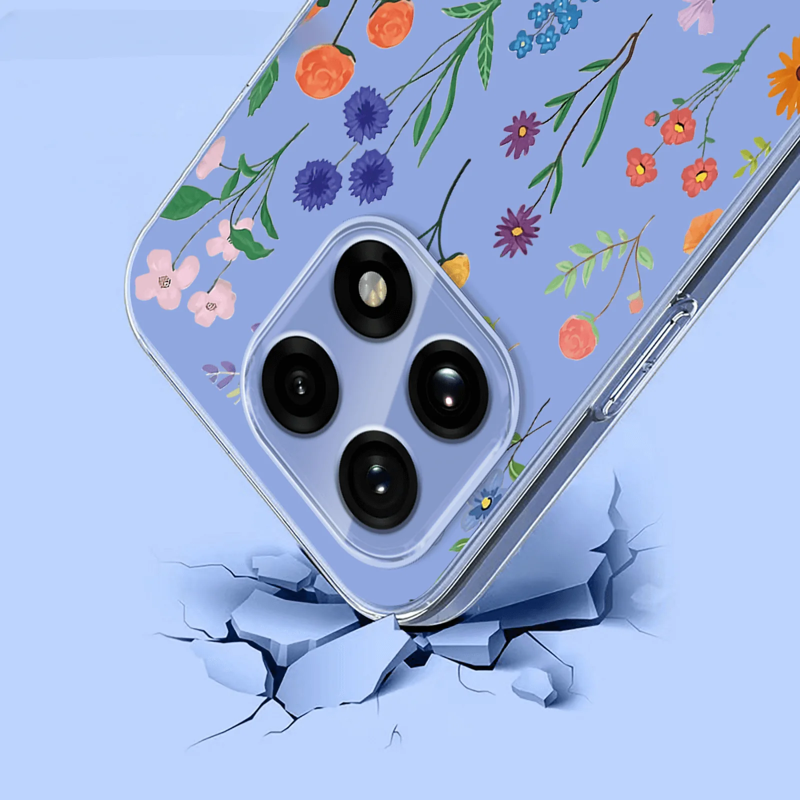 OnePlus 15 - Silikon Gummi Hülle Blumen - Image 9
