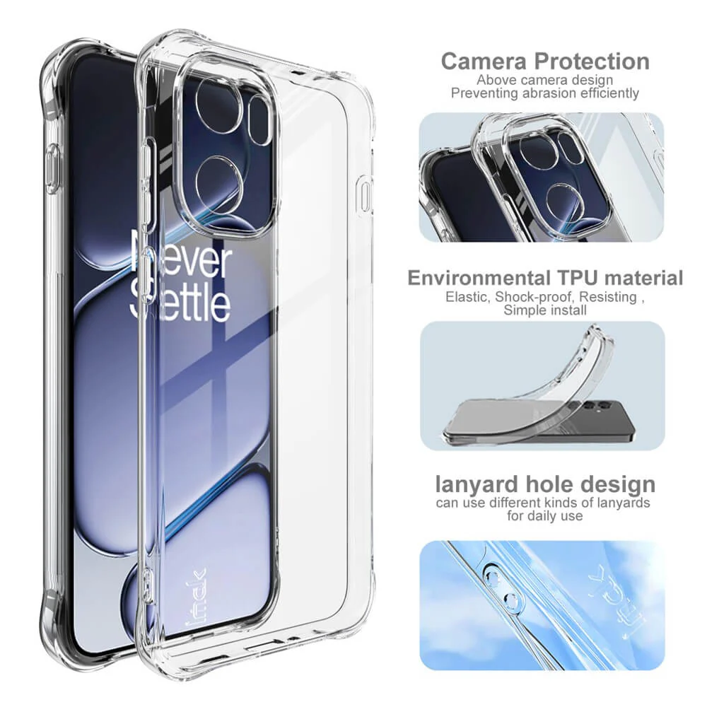OnePlus 15R -IMAK TPU Hülle Transparent Stossfest - Image 2