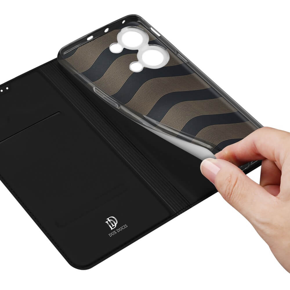 OnePlus Nord 3 - Dux Ducis Skin Pro Flip Case Schwarz - Image 6