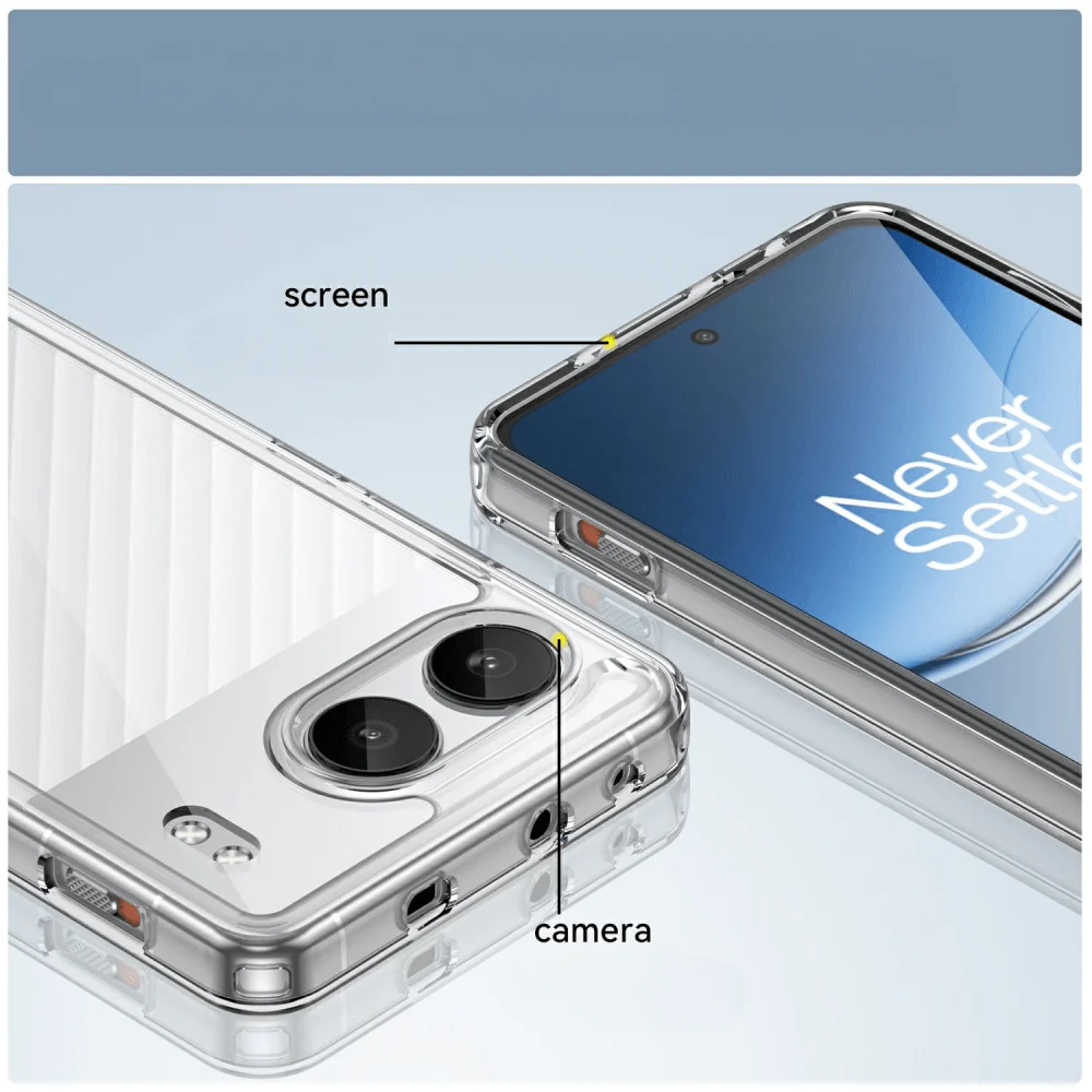 OnePlus Nord 4 - Schützende Acryl-Handyhülle mit erhöhtem Rand - Image 23