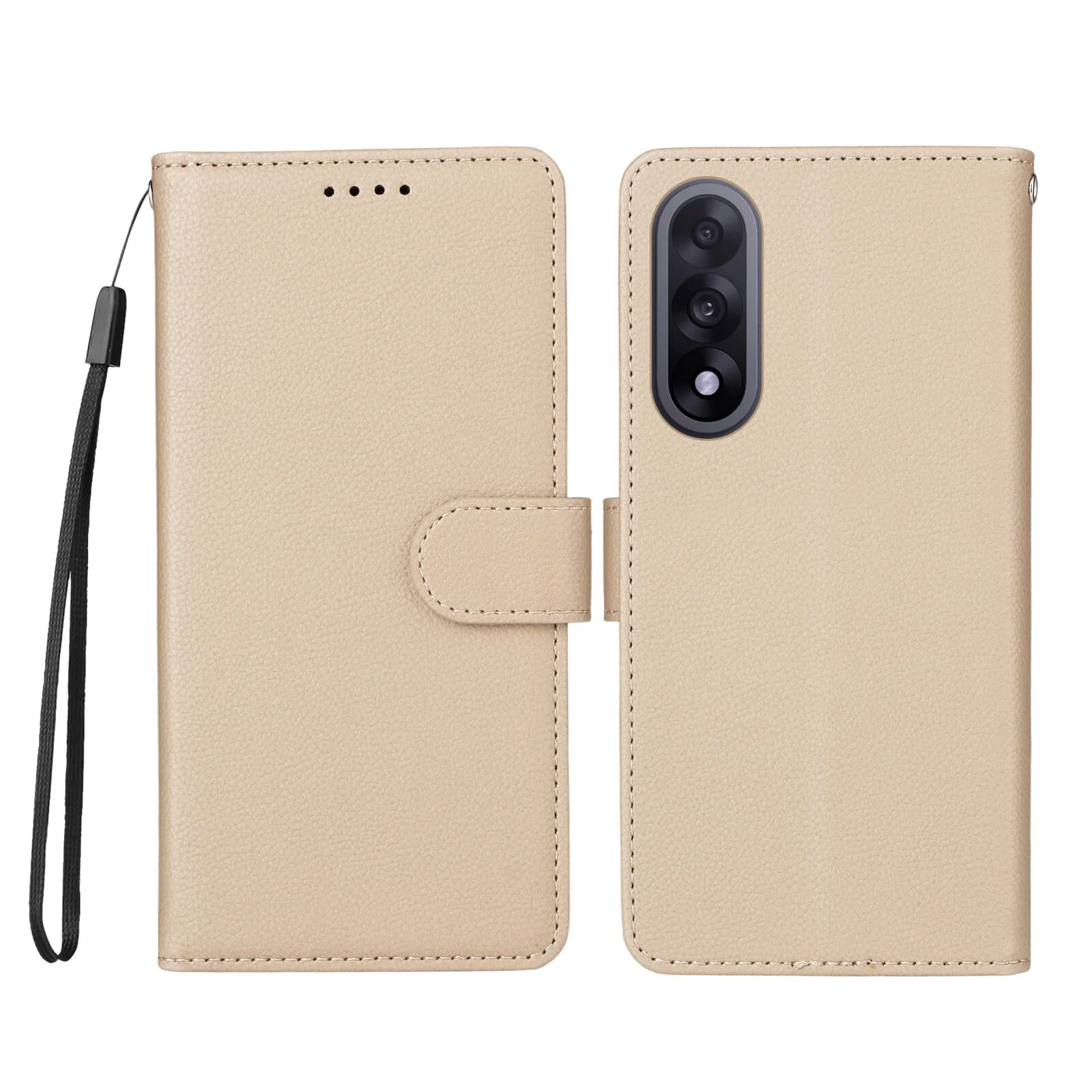 OnePlus Nord 5 - Lederoptik-HĂŒlle mit strukturierter OberflĂ€che