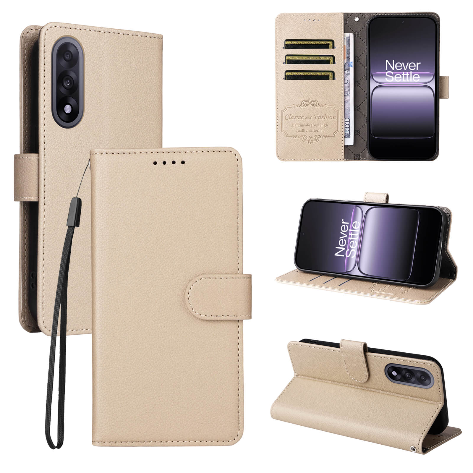 OnePlus Nord 5 - Lederoptik-HĂŒlle mit strukturierter OberflĂ€che - Image 6