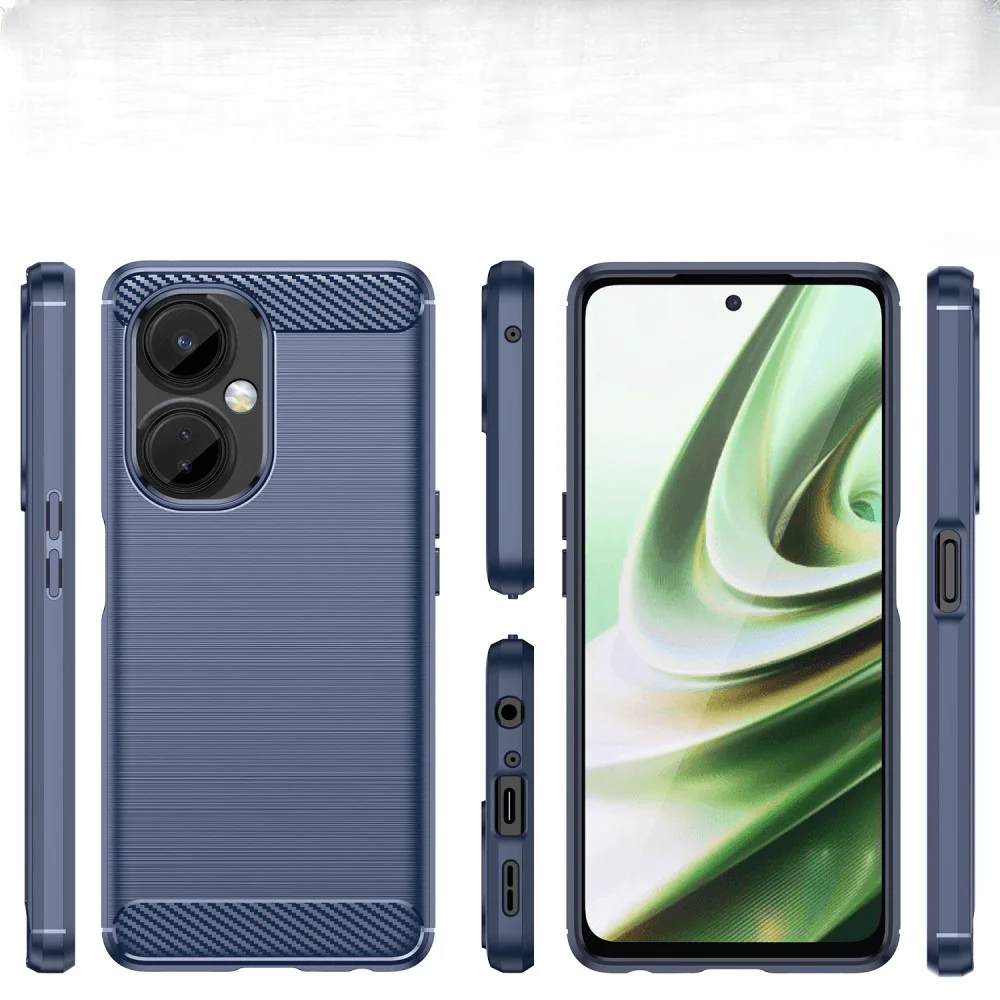 OnePlus Nord CE 3 Lite - Metall Carbon Look Hülle - Image 5