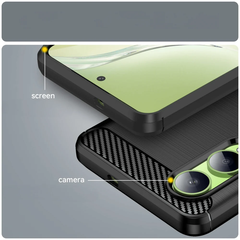 OnePlus Nord CE4 Lite - Metall Carbon Look Hülle - Image 2