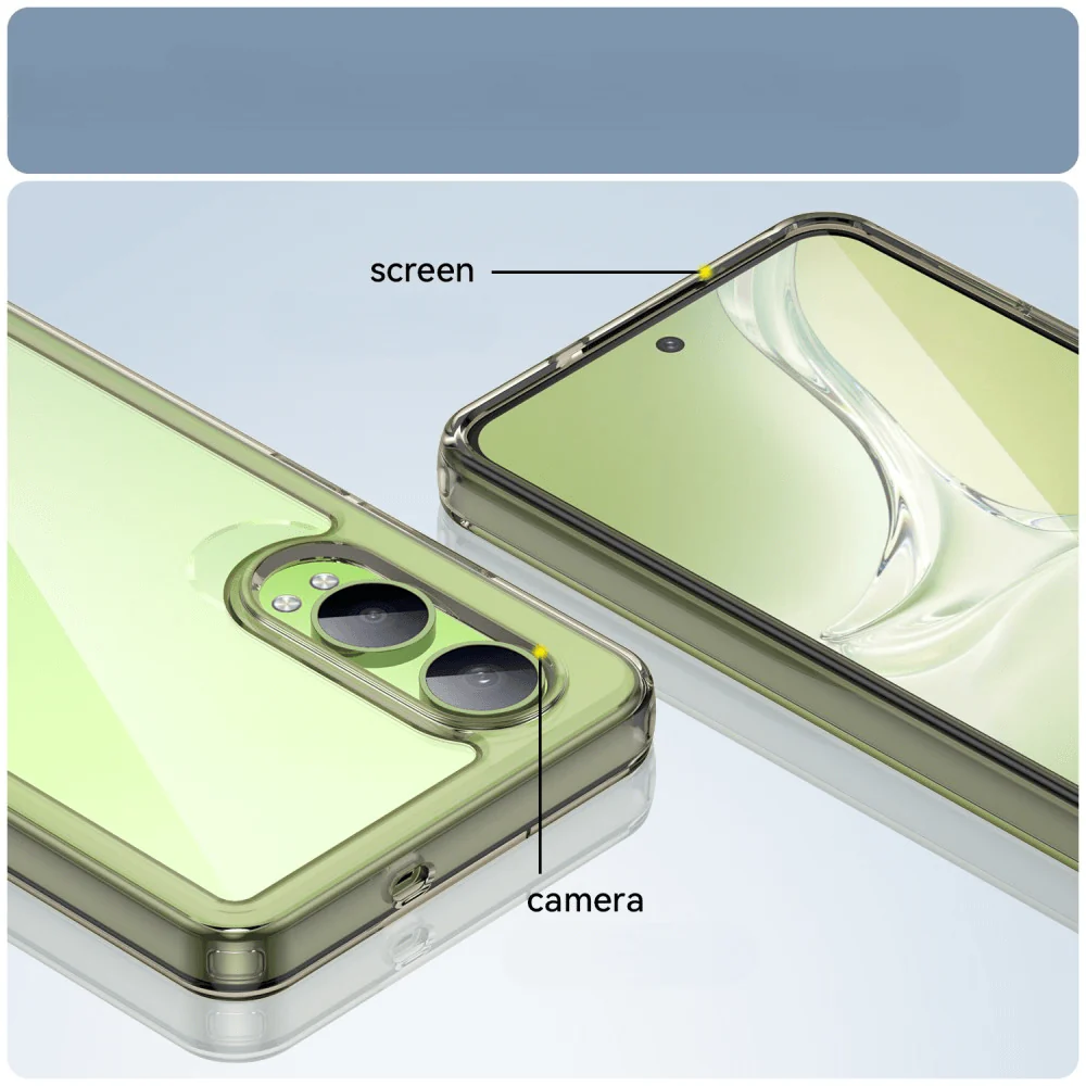 OnePlus Nord CE4 Lite - Schützende Acryl-Handyhülle mit erhöhtem Rand - Image 12