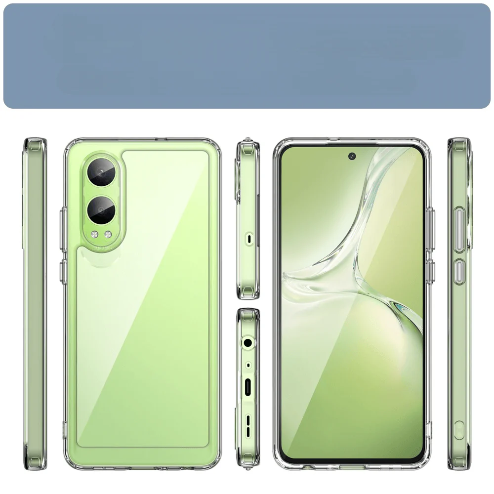 OnePlus Nord CE4 Lite - Schützende Acryl-Handyhülle mit erhöhtem Rand - Image 24
