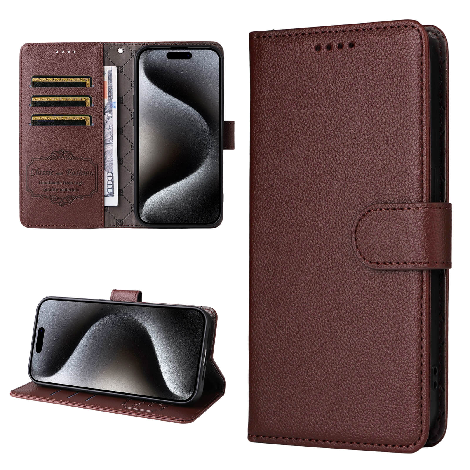 OnePlus Nord CE5 - Lederoptik-HĂŒlle mit strukturierter OberflĂ€che - Image 11