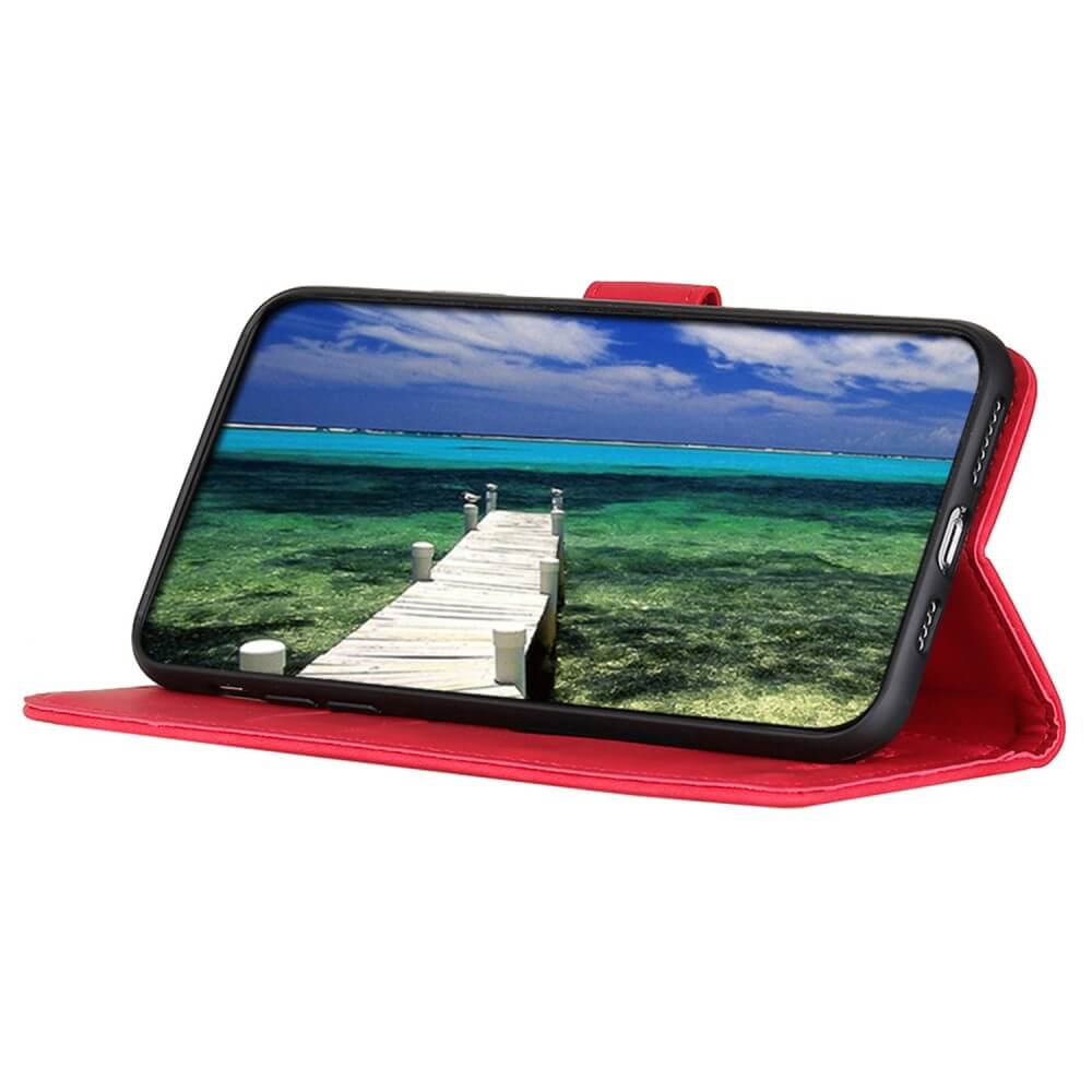 OPPO A57s - Leder Etui Hülle - Image 3