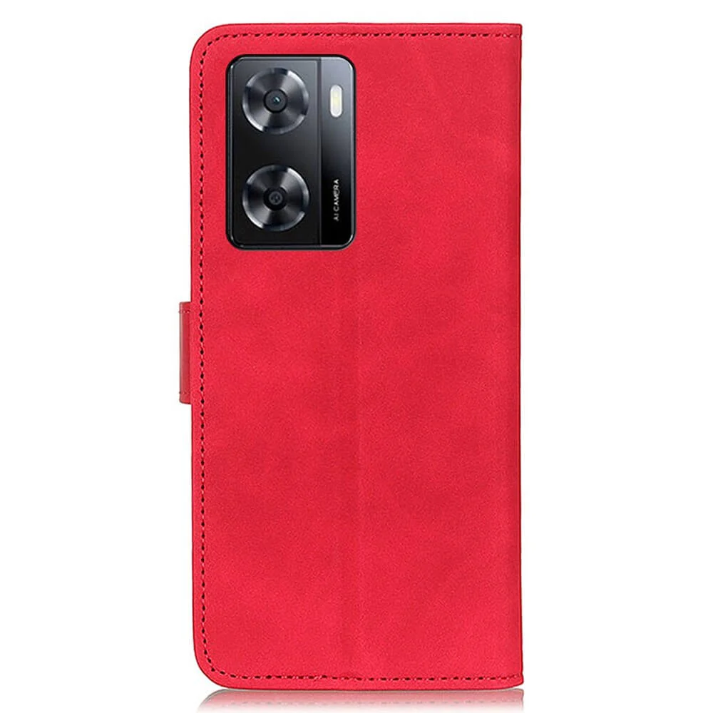 OPPO A57s - Leder Etui Hülle - Image 5