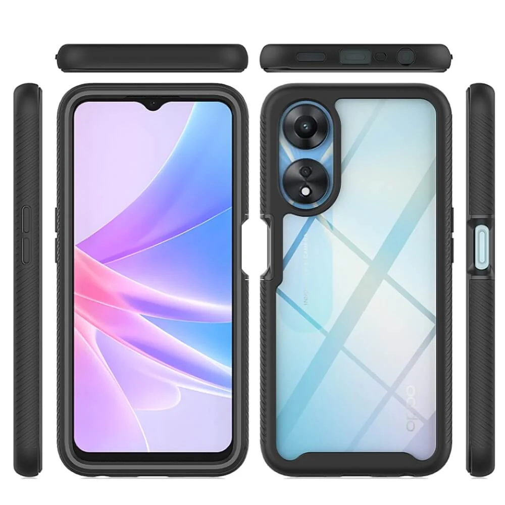 OPPO A78 5G - Full Protection Schutzhülle Schwarz - Image 2